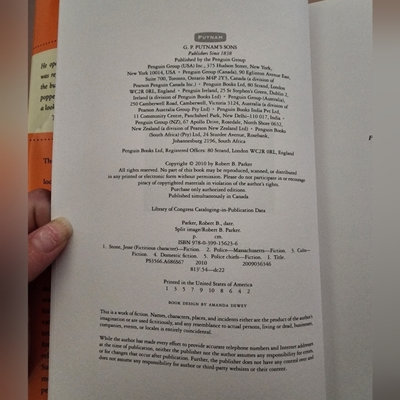 Robert B Parker "Spilt Image" A Jesse Stone Novel # 9-Hardback Book-Dust Jacket - Picture 7 of 8